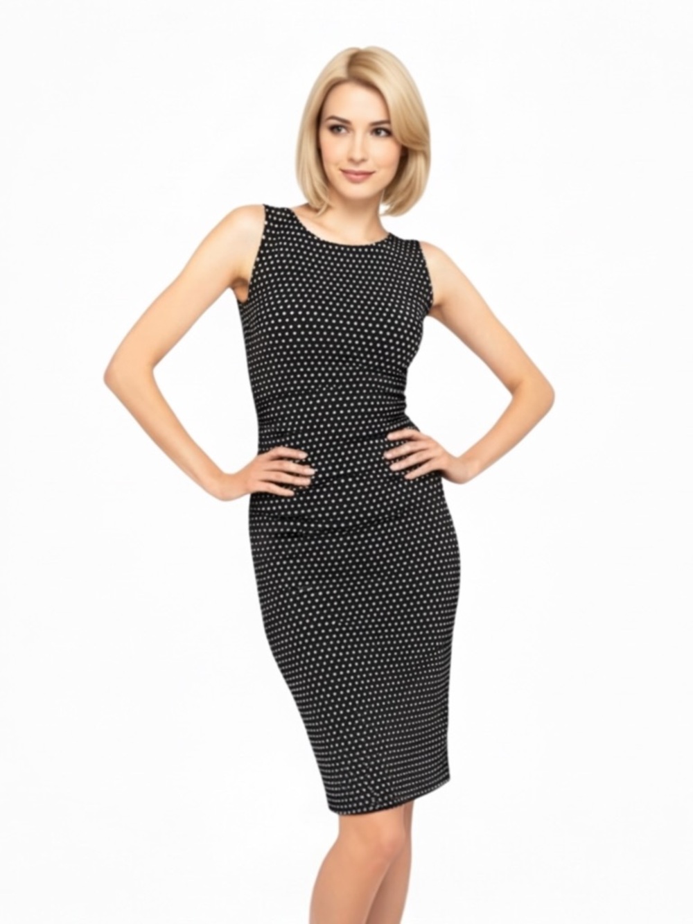 Norma Kamali Shirred Waist Dress